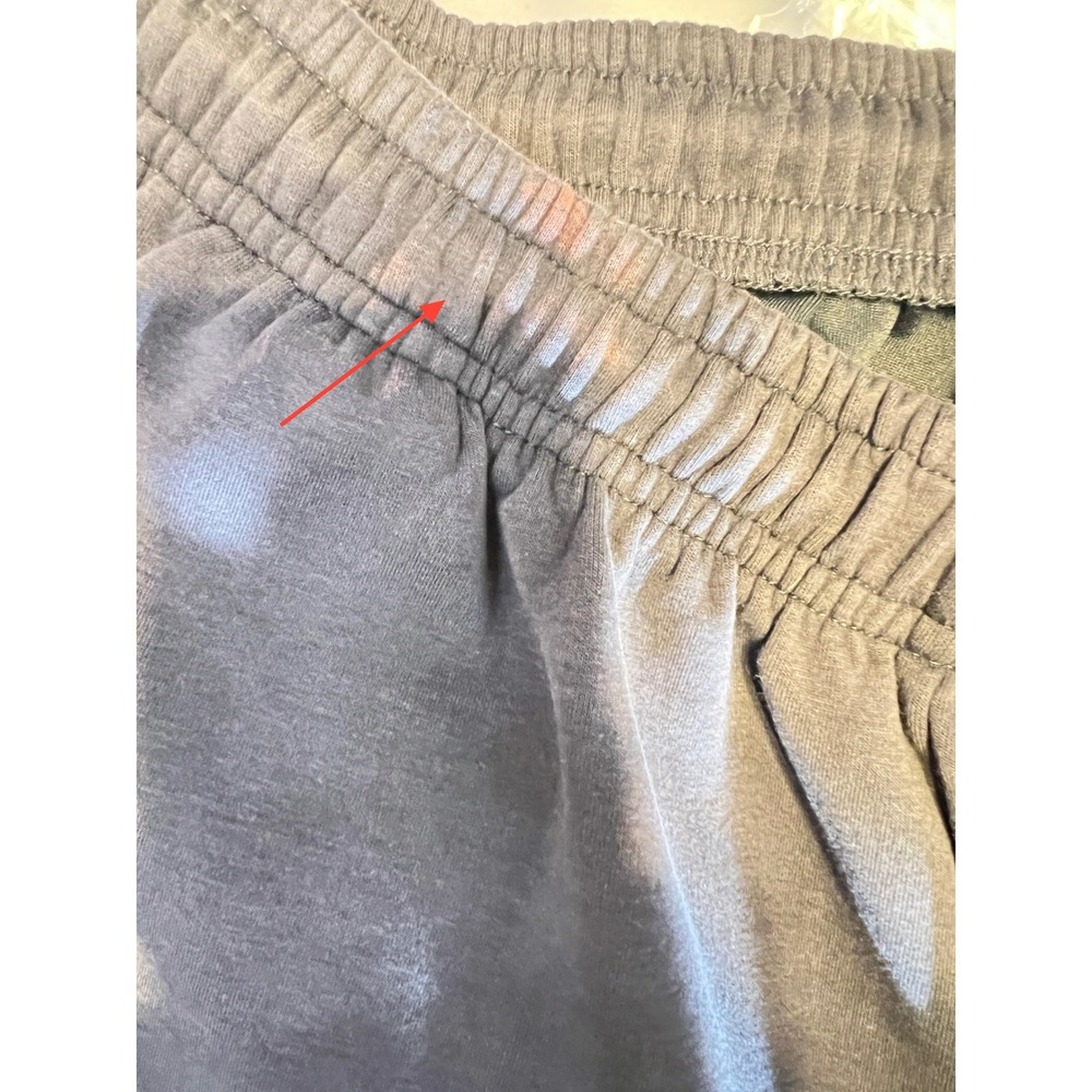 638 | YoungLA Gray Jogger Sweatpants Men's Medium Baggy Cinch Cuff Streetwear - Picture 8 of 10